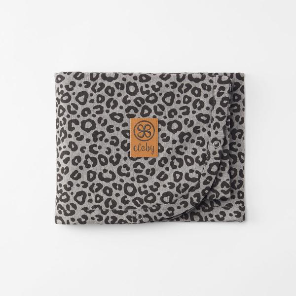 Cloby UV-Decke Leopard Grey - UPF 50+ - leo muster grau - der UV-Schutz für Dein Baby Cloby UV-Decke Leopard Grey - UPF 50+ - leo muster grau - der UV-Schutz für Dein Baby