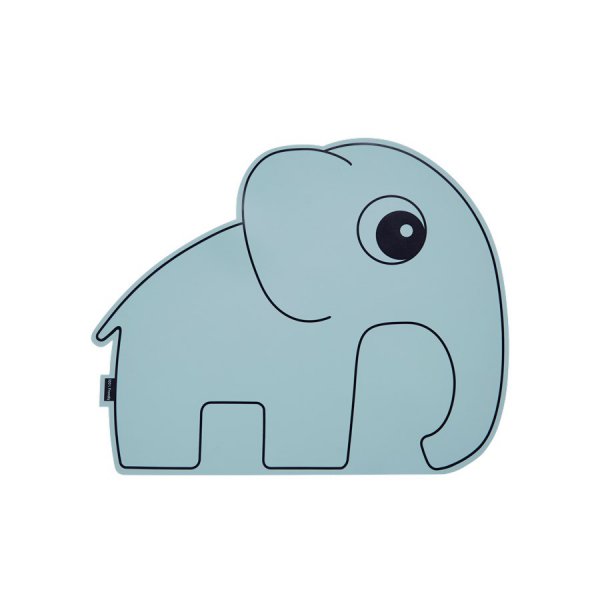 Done by Deer Silikon Tischset Elefant - Elphee - blau ca. 39,5 cm