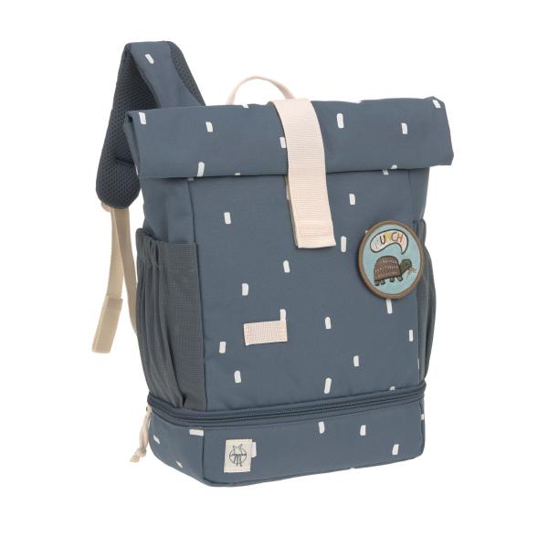 Lässig Kindergartenrucksack Rolltop Happy Prints dunkelblau Lässig Kindergartenrucksack Rolltop Happy Prints dunkelblau