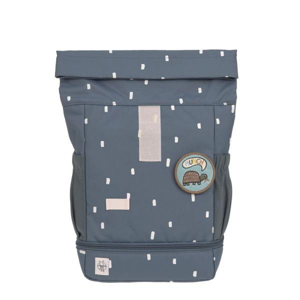 Lässig Kindergartenrucksack Rolltop Happy Prints dunkelblau Lässig Kindergartenrucksack Rolltop Happy Prints dunkelblau