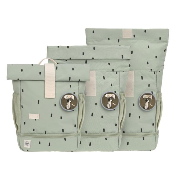 Stufen Lässig Kindergartenrucksack Rolltop - Happy Prints Olive Stufen Lässig Kindergartenrucksack Rolltop - Happy Prints Olive