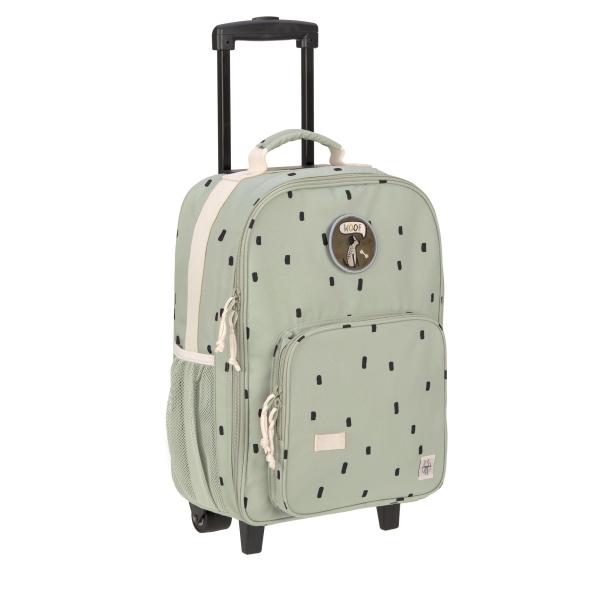 Lässig Kinderkoffer - Trolley Happy Prints Olive