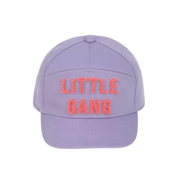 Lässig lila Basecap Kinder - Little Gang