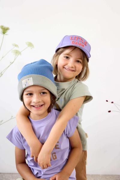 Lässig lila Basecap Kinder - Little Gang