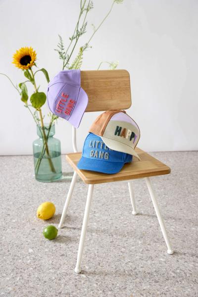 Lässig lila Basecap Kinder - Little Gang