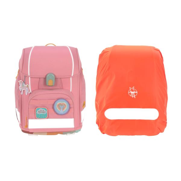 Regenschutz Lässig Schulranzen Set 7-teilig, Boxy Unique Pink Regenschutz Lässig Schulranzen Set 7-teilig, Boxy Unique Pink