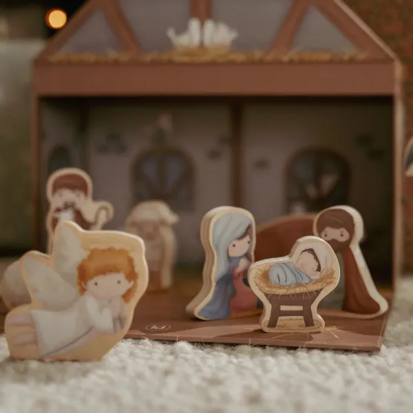 Little Dutch Weihnachtskrippe Spielkoffer - grün - essentials