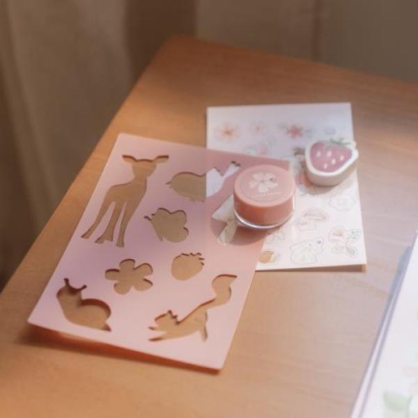 Little Dutch rosa Schreibset Fairy Garden - Etui mit Inhalt