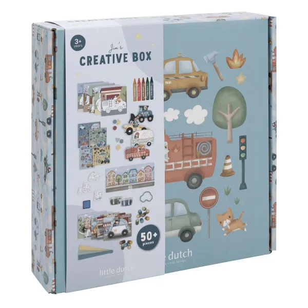 Little Dutch Bastelbox blau - Essentials - Jim Kreativbox