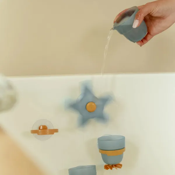 Little Dutch Badewannenbecher blau Seestern - Essentials
