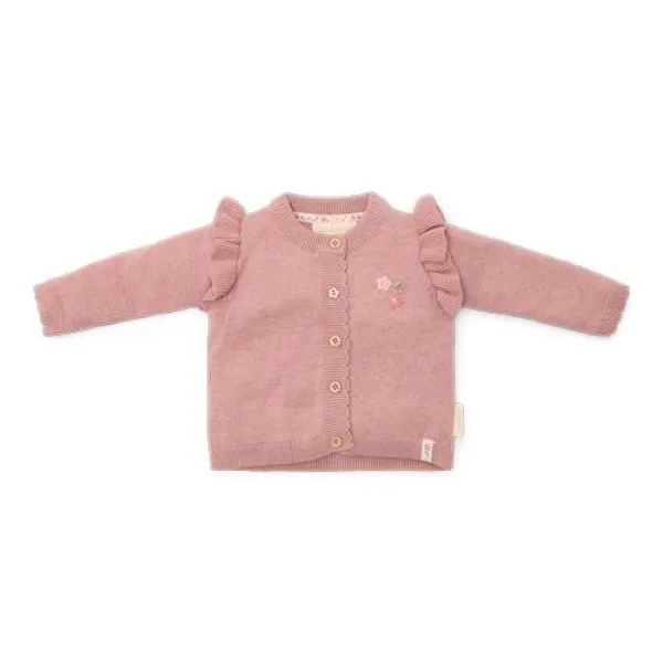 Little Dutch Strickjacke Fairy Pink frontal fotografiert