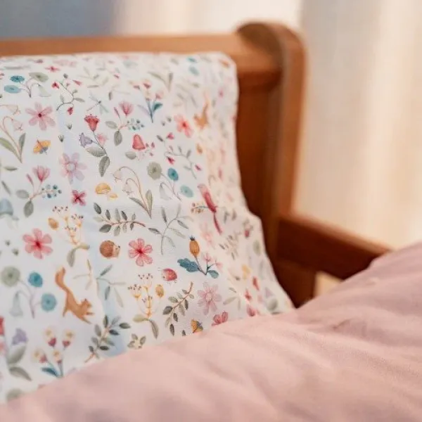 Bettbezug für Kinderbett rosa Fairy Garden Wonders Little Dutch