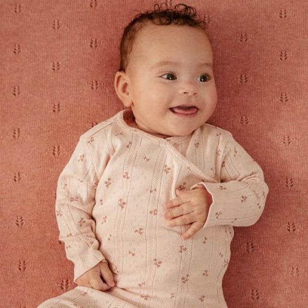 Little Dutch Baby Wickelshirt Langarm Rosa Fairy Flowers (Gr. 44-74) Little Dutch Baby Wickelshirt Langarm Rosa Fairy Flowers (Gr. 44-74)