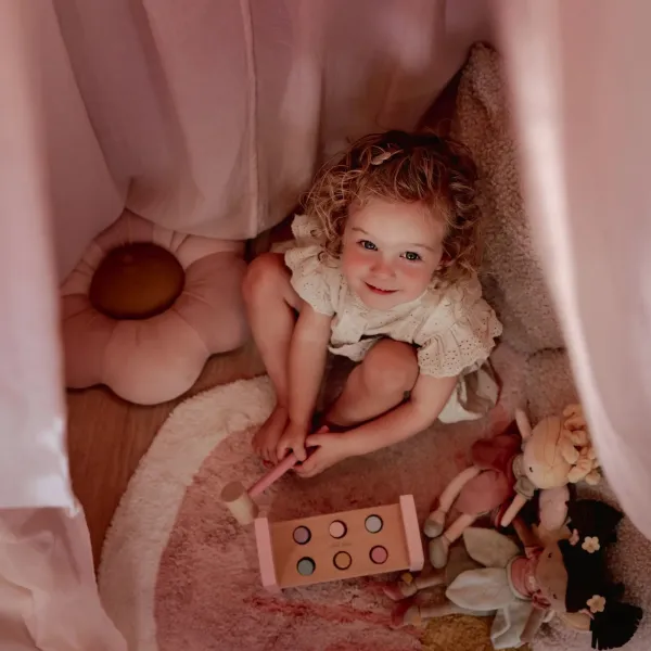 Little Dutch Kissen Blume - Rosa - Fairy Garden