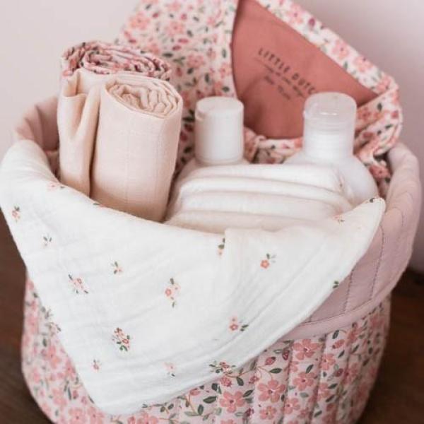 Musselintuch Swaddles 70 x 70 cm Fairy Floral / Blossom | Little Dutch