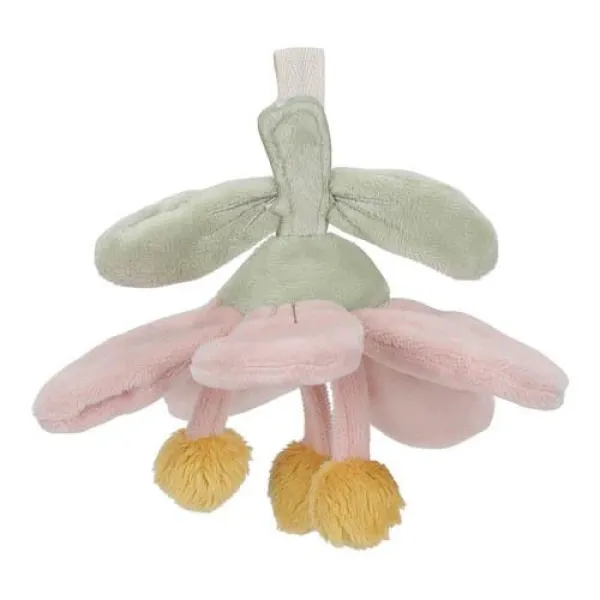 Detailansicht Anhänger Spielbogen Fairy Garden: Reh, Vogel, Blume, Pilz