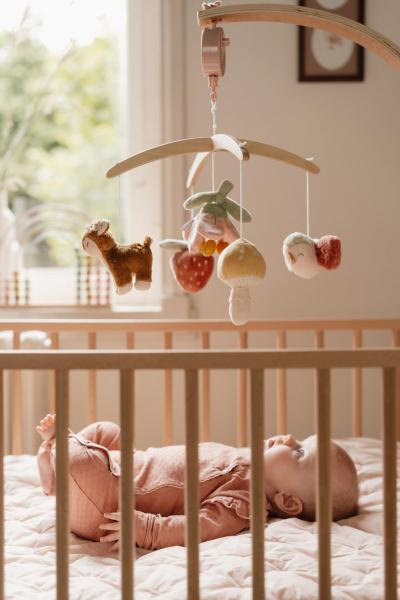 Little Dutch rosa Musik-Mobile aus Holz - Fairy Garden
