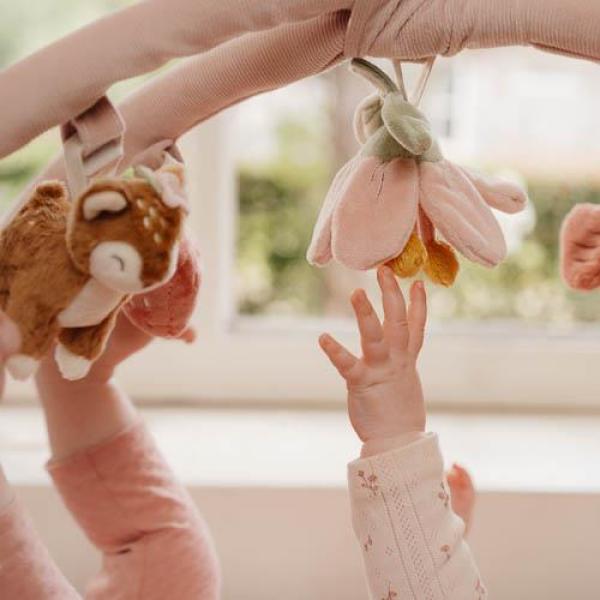 Little Dutch Fairy Garden Spieldecke mit Reh, Vogel und Pilz zum Spielen