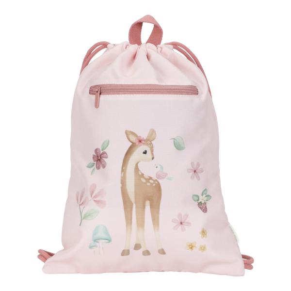 Little Dutch rosa Turnbeutel - Fairy Garden Fitnesstasche