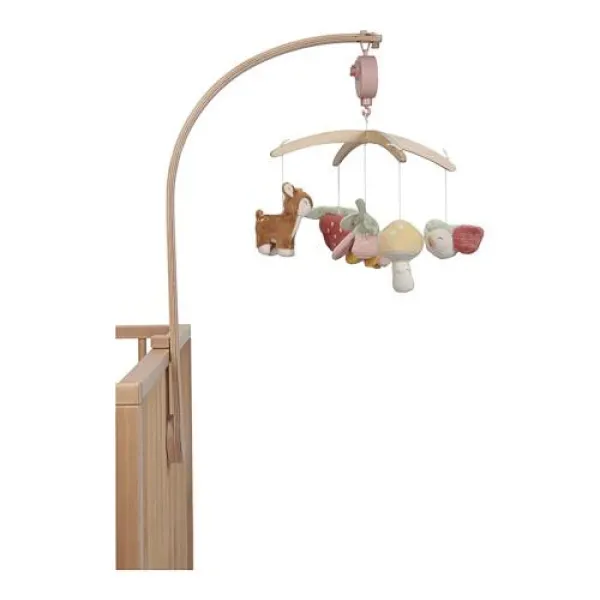 Little Dutch rosa Musik-Mobile aus Holz - Fairy Garden