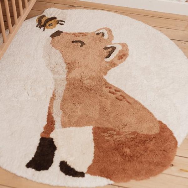 Little Dutch antirutsch Teppich Fuchs 110 x 110 cm Little Dutch antirutsch Teppich Fuchs 110 x 110 cm