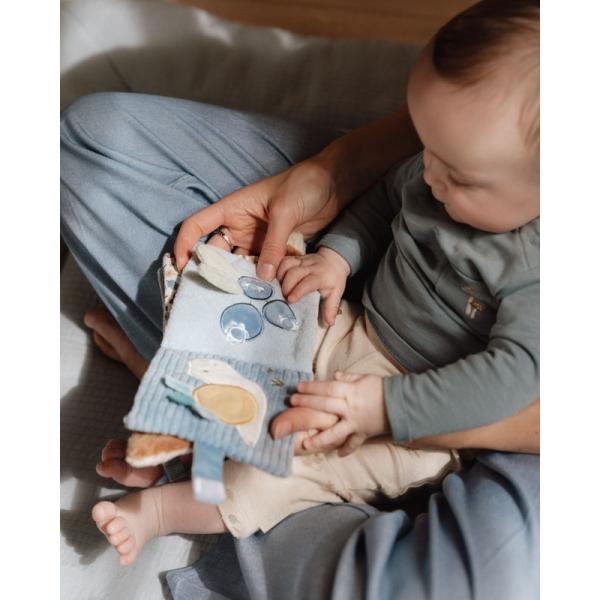 Little Dutch Baby Buggybuch hellblau - Forest Friends