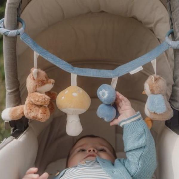 Little Dutch Kinderwagenkette blau - Forest Friends Little Dutch Kinderwagenkette blau - Forest Friends