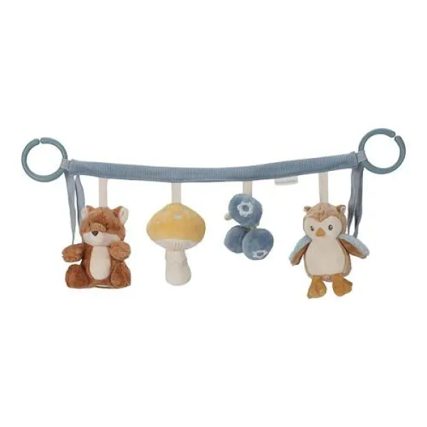 Little Dutch Kinderwagenkette blau - Forest Friends Wagenspanner Little Dutch Kinderwagenkette blau - Forest Friends Wagenspanner