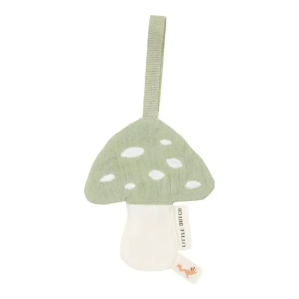 Little Dutch Schnullertuch Pilz grün – Forest Friends Bio-Musselin Little Dutch Schnullertuch Pilz grün – Forest Friends Bio-Musselin