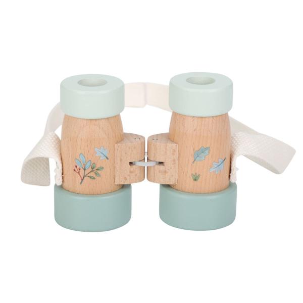 Little Dutch Kinder Fernglas Holz blau - Forest Friends Little Dutch Kinder Fernglas Holz blau - Forest Friends