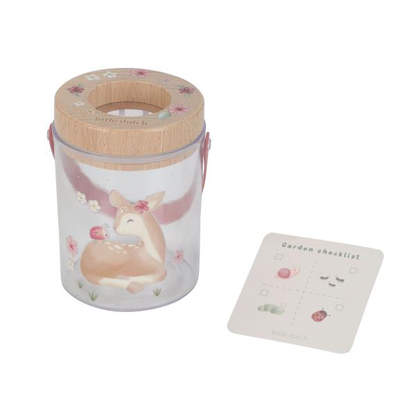 Little Dutch Insektenglas mit Lupe rosa- Fairy Garden
