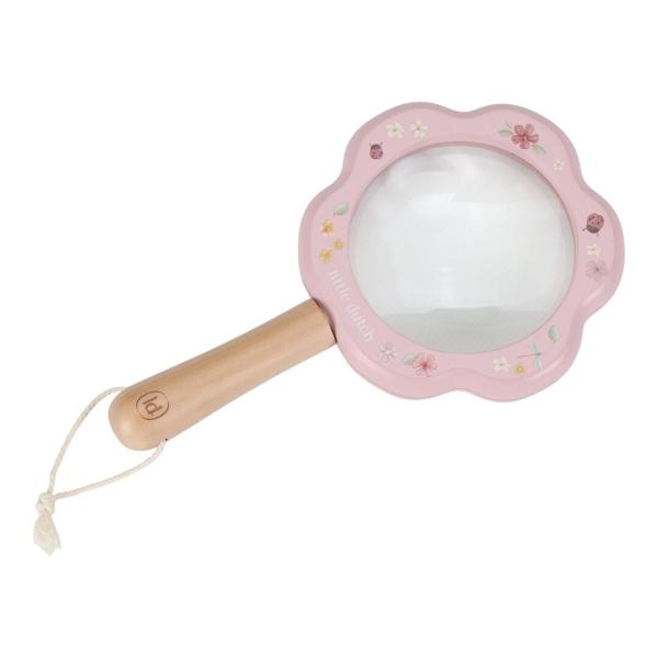 Little Dutch rosa Lupe - Fairy Garden Holz Kinderlupe Little Dutch rosa Lupe - Fairy Garden Holz Kinderlupe