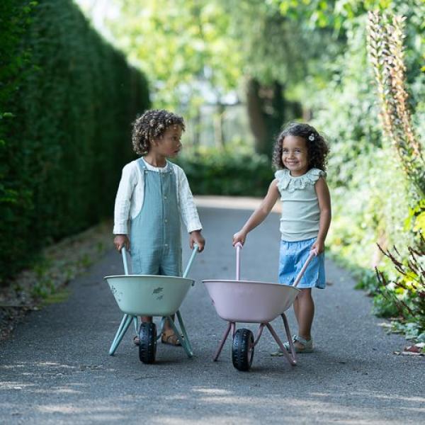 Little Dutch rosa Garten Schubkarre Metall - Fairy Garden