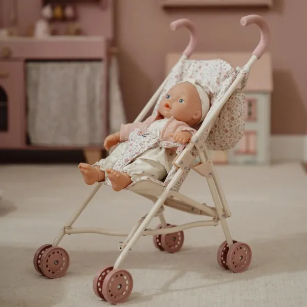 Little Dutch Puppen Spiel Set - Lily und weissen Puppenbuggy - Bundle Little Dutch Puppen Spiel Set - Lily und weissen Puppenbuggy - Bundle