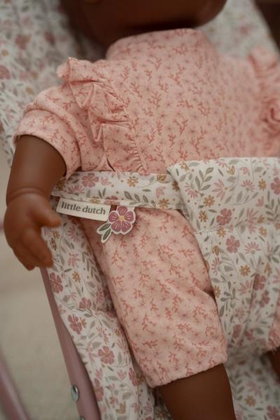 Puppenwippe Lily & Noa – weiche Soft Flowers Wippe