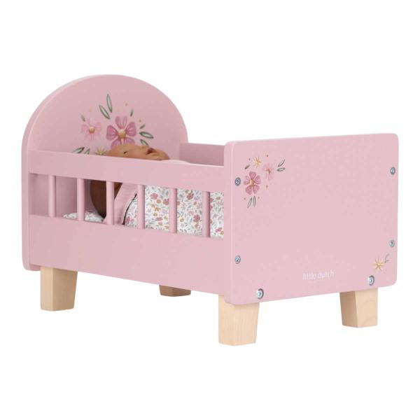 Puppenbett mit Textilien – stilvoll & nachhaltig