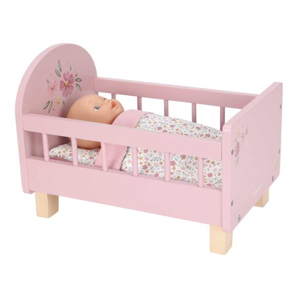 Kinderbett für Puppen von Little Dutch – Modell LD2517 als Beispiel  Babypuppe Lily