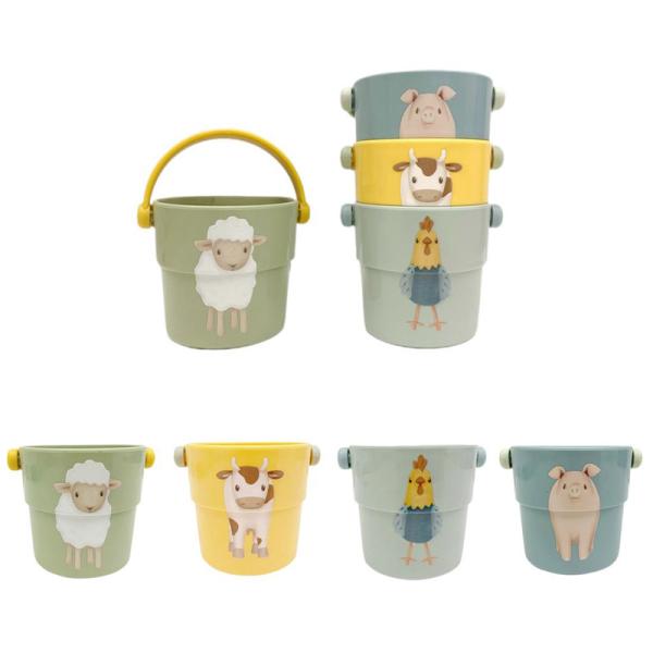 Little Dutch Badebecher mit Tiermotiven – Stapelbecher fürs Babybad Little Dutch Badebecher mit Tiermotiven – Stapelbecher fürs Babybad