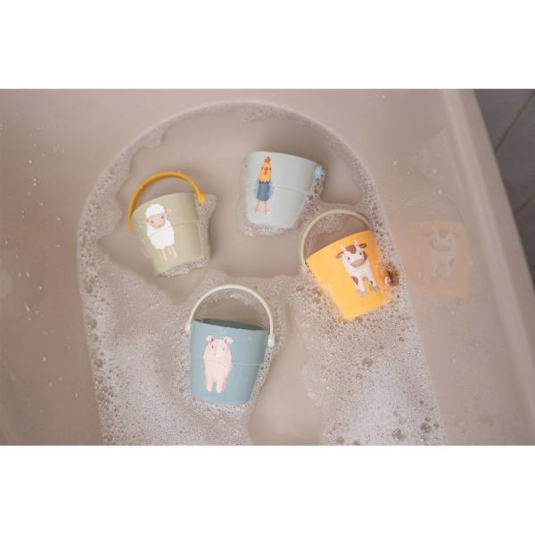 Little Dutch Badebecher Little Farm - das Badespielzeug mit den niedlichen Tiermotiven Schaf Kuh Hahn & Schwein Little Dutch Badebecher Little Farm - das Badespielzeug mit den niedlichen Tiermotiven Schaf Kuh Hahn & Schwein