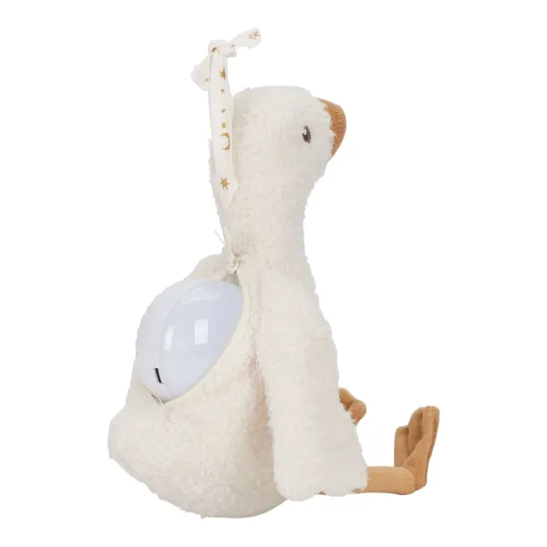 Kuschelgans mit Licht & Ton, ideales Nachtlicht für Babys – Artikelnummer LD8440