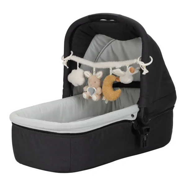 Kinderwagenkette beige Goose & Bunny Newborn Naturals GRS Little Dutch