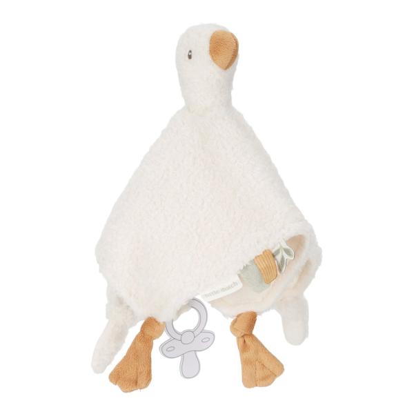 Little Dutch Schmusetuch Little Goose kleine Gans beige-weiß Little Dutch Schmusetuch Little Goose kleine Gans beige-weiß