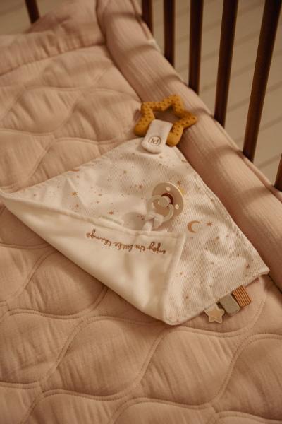 Schmusetuch mit Beißring abnehmbar - Newborn Naturals Little Dutch