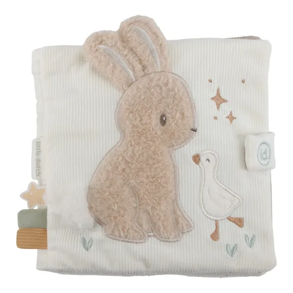 Little Dutch Aktivitätsbuch Beige Newborn Naturals frontal Little Dutch Aktivitätsbuch Beige Newborn Naturals frontal