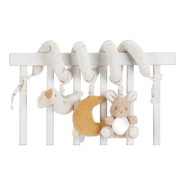 Little Dutch Aktivitätsspirale Goose Newborn Naturals beige – gerade Ansicht Little Dutch Aktivitätsspirale Goose Newborn Naturals beige – gerade Ansicht