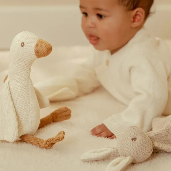 Little Dutch Geschenkset Strick - Beige - Newborn Naturals