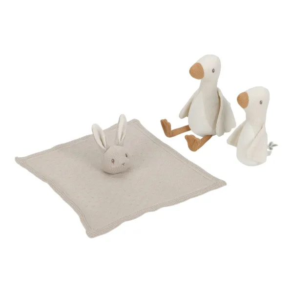Little Dutch Geschenkset gestrickt – Beige Essentials für Neugeborene