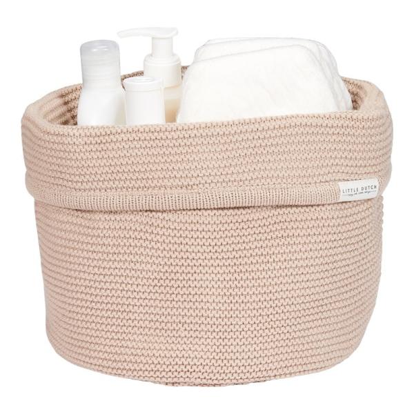 Little Dutch Pflegekörbchen Strick beige - rund - TE30623026 Little Dutch Pflegekörbchen Strick beige - rund - TE30623026