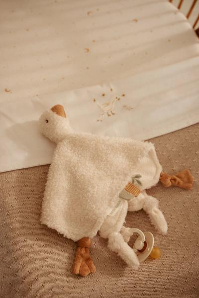 Plüsch-Gans Kopf auf weichem Tuch – Little Dutch Plüsch-Gans Kopf auf weichem Tuch – Little Dutch