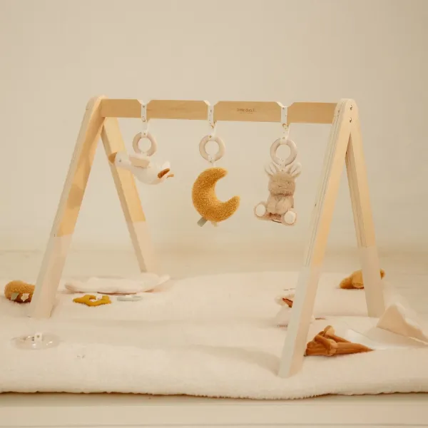 Little Dutch Spieltrapez - Babygym Newborn Naturals mit Gans & Hase Little Dutch Spieltrapez - Babygym Newborn Naturals mit Gans & Hase